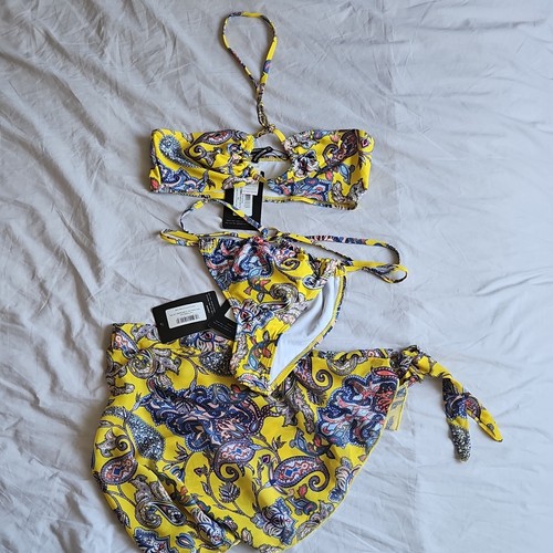 Piece yellow paisley - piece,