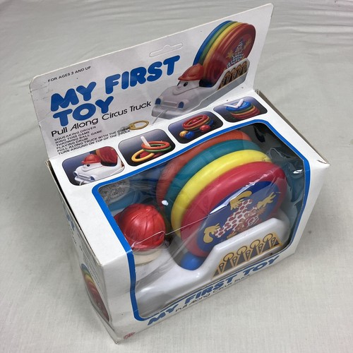 First toy pull along - first,