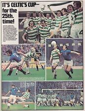 Celtic (Scottish Cup Winners), 1977 - Vintage Mini Poster / Clipping