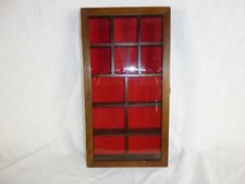 Vtg 1970's Wood Wall Display