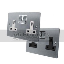 13 Amp Wall Plug Socket Double