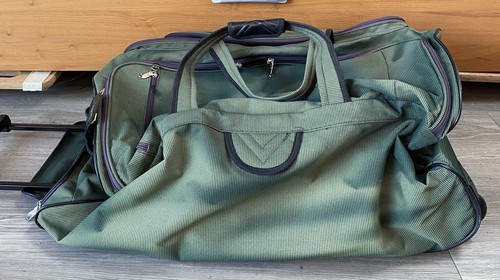 Suitcase antler green - suitcase,