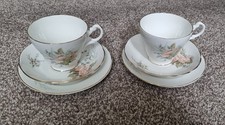 Royal Stuart Fine Bone China Trios X 2