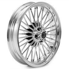 18x3.5 Chrome Fat Spoke Rear