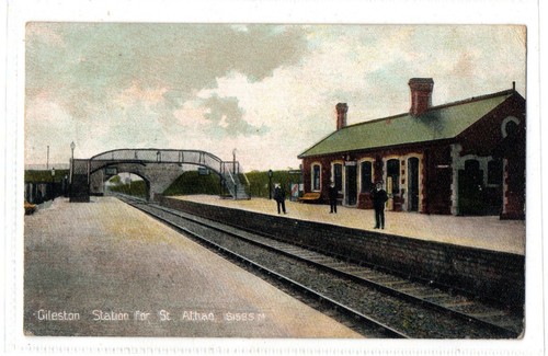 Railway station gileston - station, st