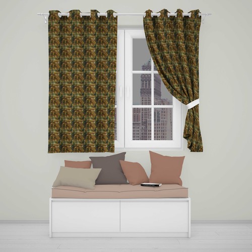 Blackout eyelet curtains lush - blackout,