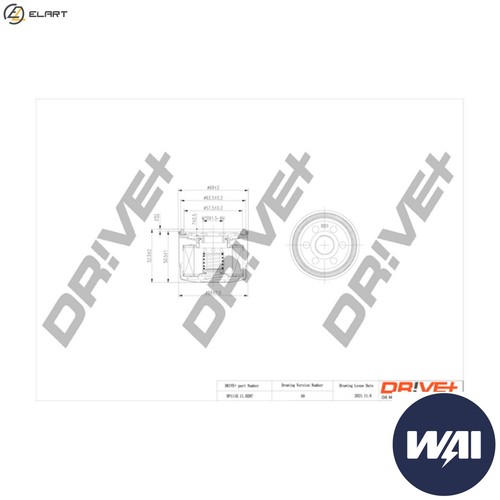 Oil filter dp1110 0287 for - oil,