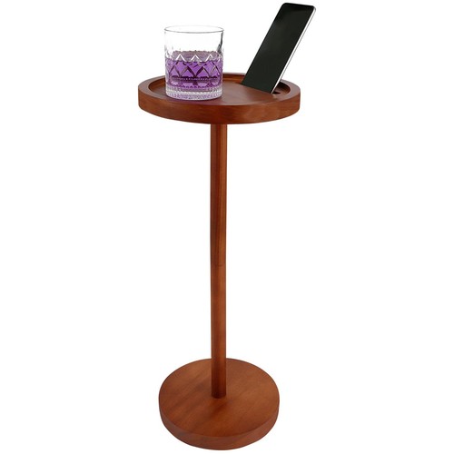 Pedestal side table - pedestal,