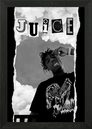 Juice wrld collage framed wall - wrld,