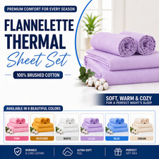 Flannelette sheets set - sheets,