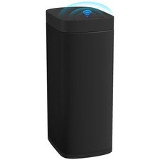 HOMCOM 50L Sensor Bin, Touchless Kitchen Bin, Battery Operated, Black