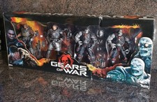 Rare First Set Gears Of War 4 Figure Pack Fenix/Cole/Locust Drone Sniper GOW CIB