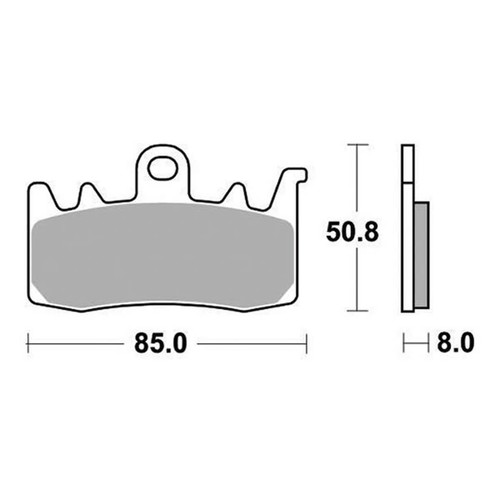 Front brake pads racing - racing, 900rst