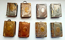 Antique Victorian Silver or Brass Book-Shaped Vesta Case c.1870-1900