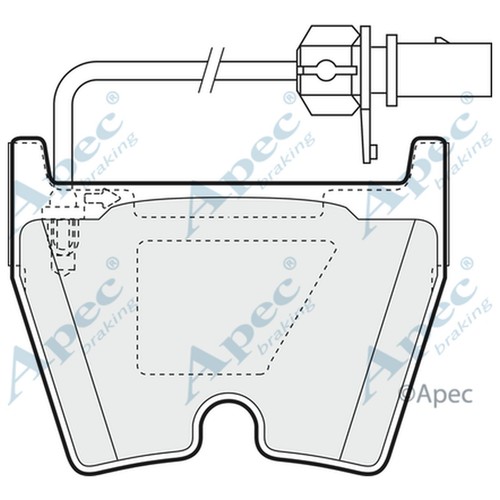 Brake pads set for - pads, lamborghini