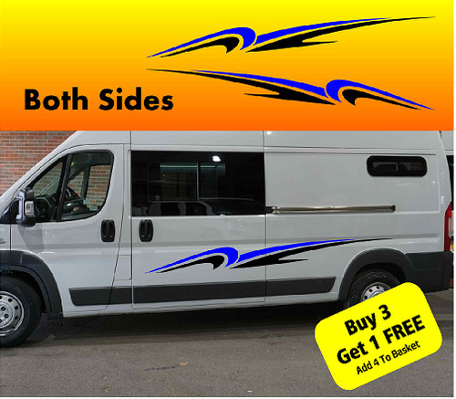 Motorhome graphics stripes - graphics,