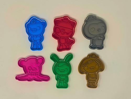 Octonauts cookie cutters - cutters, +