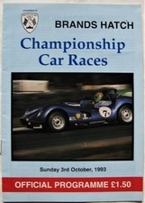 BRANDS HATCH 3 Oct 1993 BRSCC