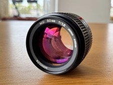 Minolta MD Rokkor 50 mm f/1.2 (MD-III) SR/MD — exc+ — 2 filters included