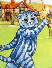 Cats Playing Tennis at