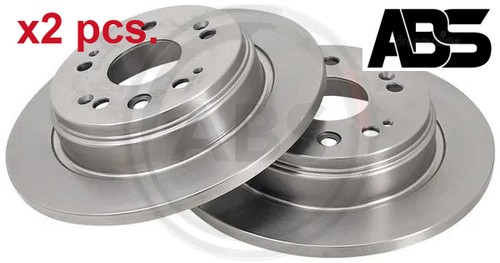 Pcs rear brake disc - rear, set