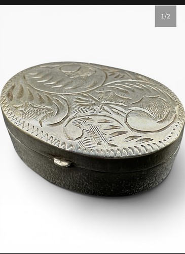 Vintage sterling silver pill - vintage,