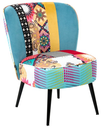 Armchair voss fabric blue - armchair,