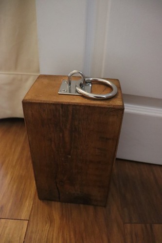 Wooden door stop - wooden,