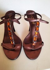 Bronze women's shoes with