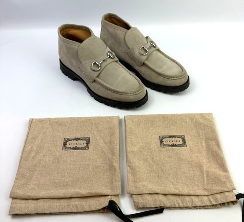 Gucci ankle boots suede - gucci,