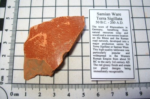 Roman samian ware terra - samian,