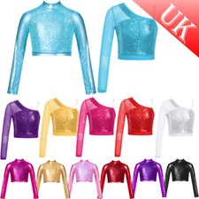 Kids Girls Ballet Dance Crop