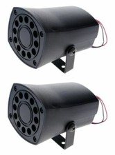 2 x 12V 12 VOLT PIEZO SIREN
