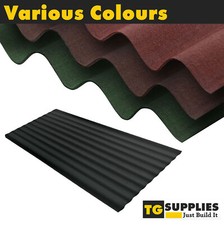 High Quality Corrugated Bitumen Roofing Sheets in Red Brown Black and Green
