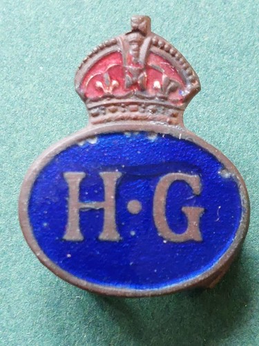 Ww2 home guard enamelled lapel - ww2,