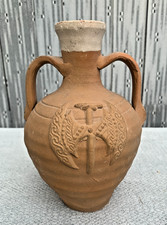 Greek Minoan Labrys Double Axe Knossos Palace  Terracotta Vase,  Crete