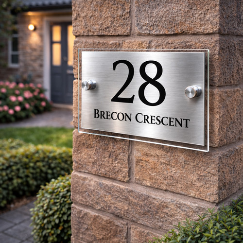 House number plaques - house,