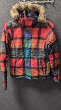 Roxy Jet Ski Checked Fur Trim