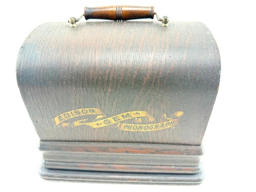 Antique banner case for edison - antique,