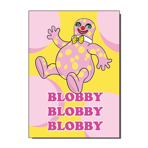 Blobby birthday - blobby, /