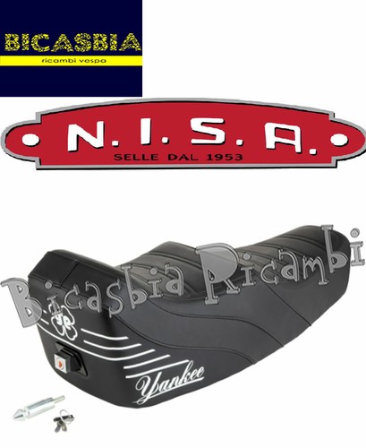 16780 black nisa saddle - black,