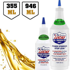 Lucas Oil Power Steering Stop Leak Seal Car Treatment Renews Rack Pinion. 946ml
