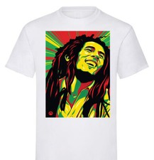 Bob Marley Painting Men women kids T Shirts Short Sleeve Gift Tee top T-shirt