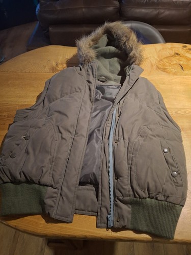 Ladies khaki gilet - ladies,