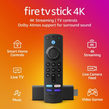 Amazon Fire Stick TV 4K Ultra HD Firestick Streaming Voice Control Remote