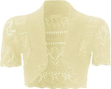 Girls Crochet Bolero Shrug