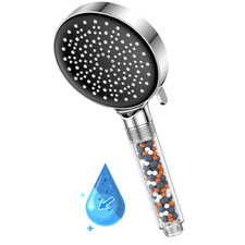 Shower Head High Pressure with Filter - YEAUPE Handheld Water Saving 6 Modes ...