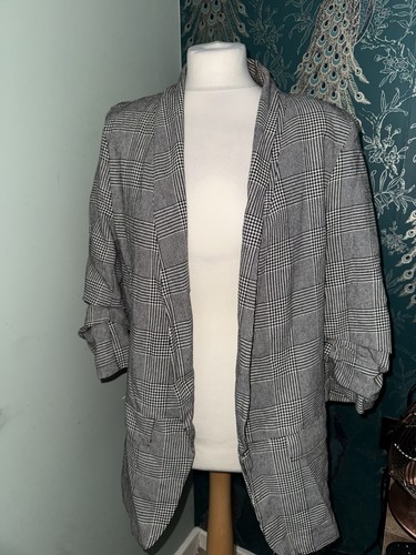 Boohoo dog tooth ruched - tooth,