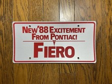 1988 Pontiac Fiero New 88