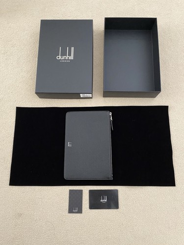 Dunhill leather pouch - dunhill, black